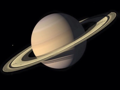 Saturno en la proyección del planetario