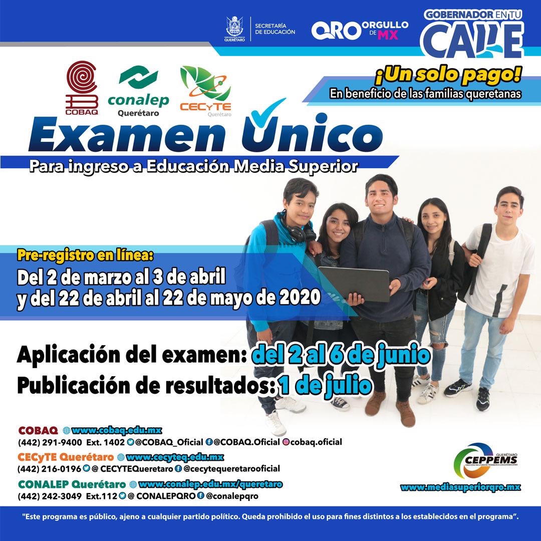 Presentan convocatoria para el Examen Único Para Ingreso a Educación